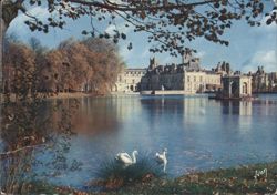 Château de Fontainebleau and Carp Pond Postcard