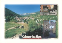 Colmars-les-Alpes, Village Fortified by Vauban in the Alps Postcard