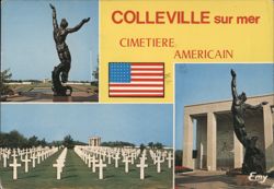 Colleville-sur-Mer, Normandy American Cemetery and Memorial Postcard