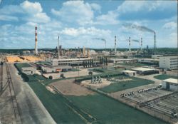 Industrial Complex General View, Lacq Postcard