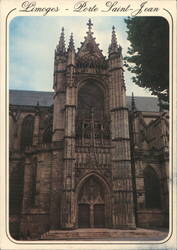 Porte Saint-Jean, Saint-Étienne Cathedral, Limoges Postcard