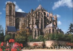 Cathédrale Saint-Julien du Mans, France Postcard