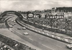 Le Mans Race: Shadows and Lights Postcard