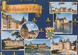 Chateaux of the Loire Valley, France Postcard