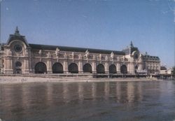 Musée d'Orsay Building on the Seine, Paris Postcard