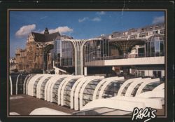 Le Forum des Halles and Saint-Eustache Church, Paris Postcard