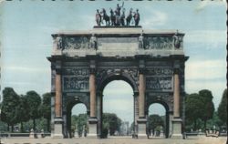 Arc de Triomphe du Carrousel, Paris Postcard