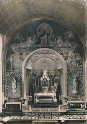 Chapel of the Miraculous Medal, Main Altar and Murals Postcard