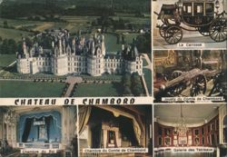 Château de Chambord & Interiors, Carriage & Toys Postcard