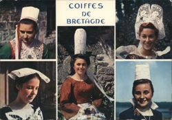 Coiffes de Bretagne - Traditional Breton Headdresses Postcard