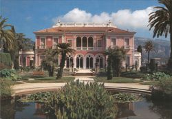Villa Ephrussi de Rothschild Facade, Saint-Jean-Cap-Ferrat Postcard