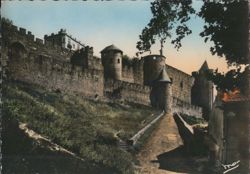 Carcassonne - The Ascent to the Aude Gate Postcard