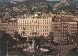 Place de la Liberté with Fountain and Buildings, Toulon Postcard