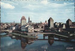 Strasbourg - Les Ponts Couverts Postcard