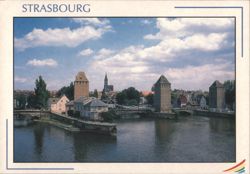 Strasbourg: Ponts Couverts with Three 14th Century Towers Postcard