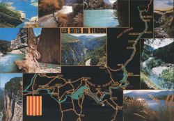 Les Gorges du Verdon, Provence Postcard