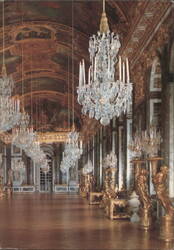 Hall of Mirrors, Versailles Palace Postcard