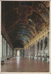 Palace of Versailles - Hall of Mirrors Postcard