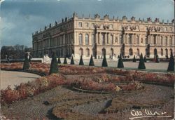 Château de Versailles with Formal Gardens Postcard