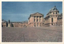 Palace of Versailles, Courtyards, Chapel, and Louis XV Wing Postcard