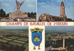 Battlefields of Verdun - Monuments and Landscapes Postcard