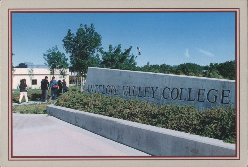 Antelope Valley College Main Entrance Lancaster California