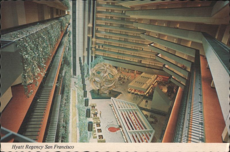 Hyatt Regency San Francisco Atrium with 'Eclipse' Sculpture California