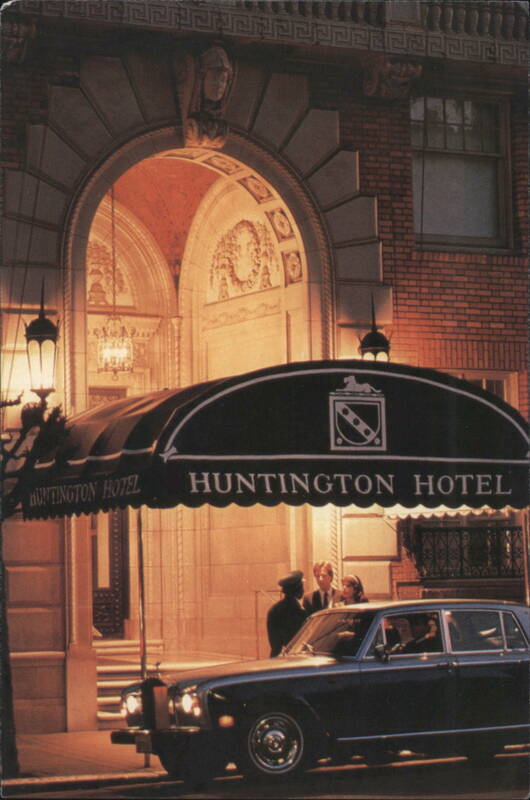 The Huntington Hotel Entrance, San Francisco California