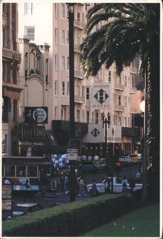 Handlery Union Square Hotel and San Francisco Street California