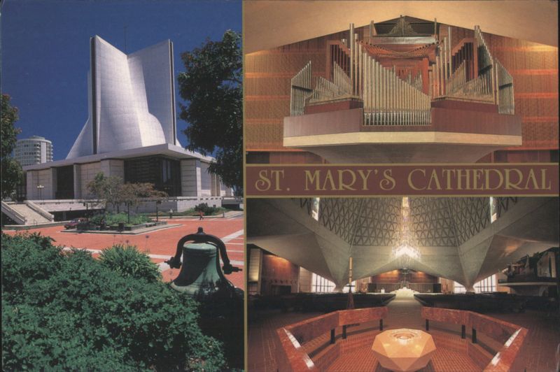 St. Mary's Cathedral, San Francisco Exterior and Interior California