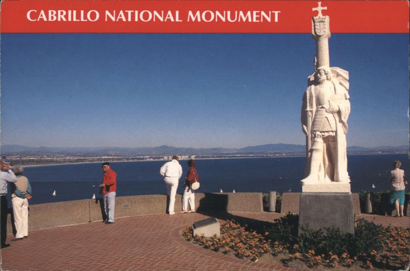 Juan Rodriguez Cabrillo Statue at Cabrillo National Monument San Diego California