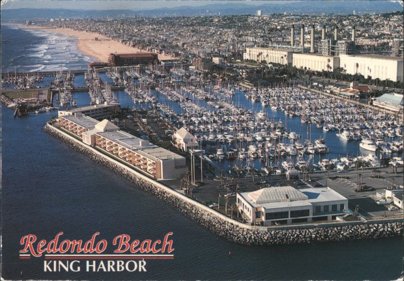 King Harbor, Redondo Beach Aerial View California James Blank
