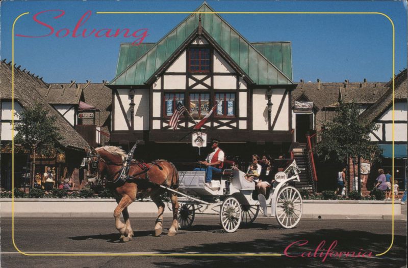 Solvang Danish Capital Carriage Ride California Don Ceppi/Vivid Image™