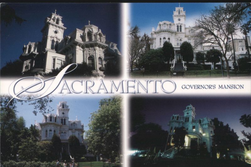 Sacramento Governor's Mansion - Four Views California