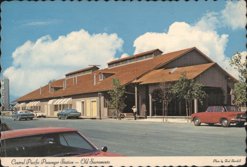 Central Pacific Passenger Station - Old Sacramento California
