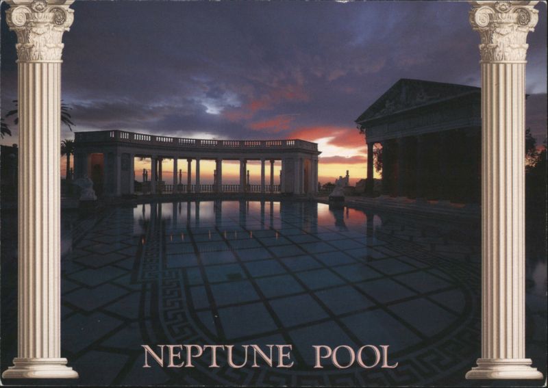 Neptune Pool at Hearst Castle, Sunset View JOHN BLADES