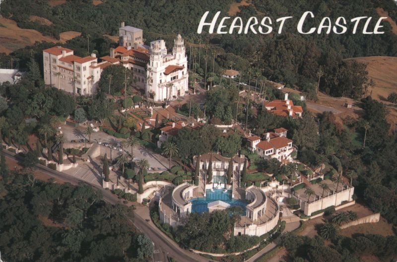 Hearst Castle Aerial View San Simeon California Andrew McKinney