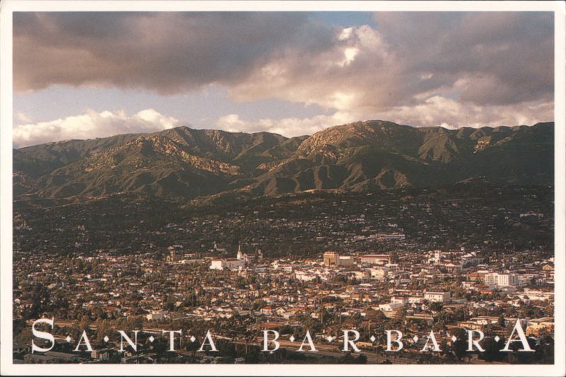 Storm Clearing Over Santa Barbara California Bill Zeldis