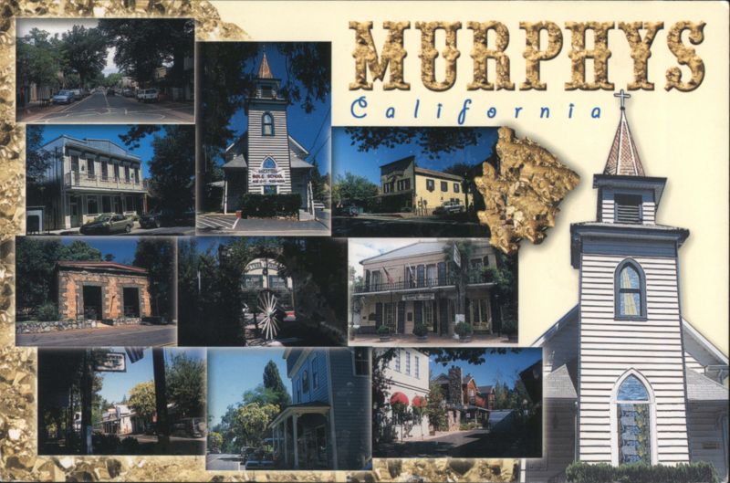 Murphys, California Collage of Town Views Charles Eitelgeorge