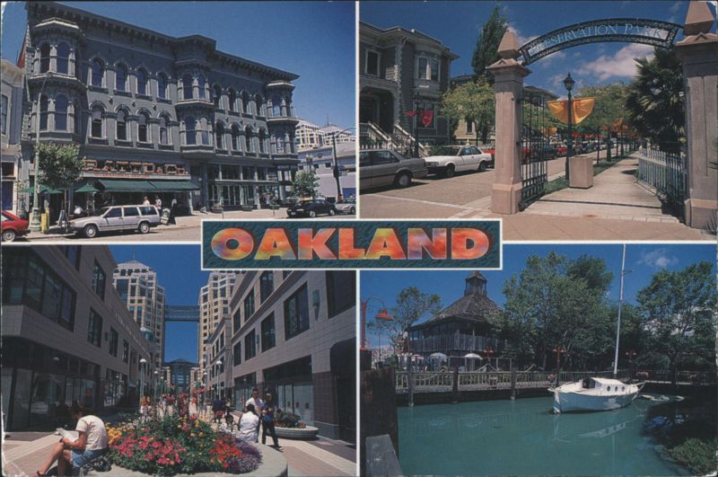 Oakland, California Landmarks & City Views Collage
