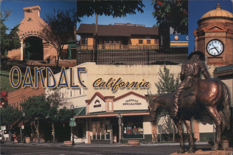 Oakdale, California - Cowboy Capital with Hershey's & Landmarks