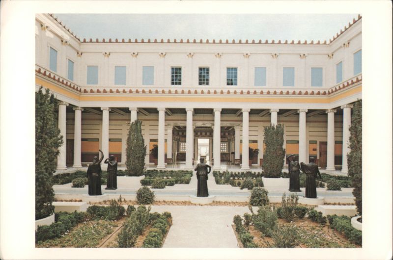 Inner Peristyle Garden, The J. Paul Getty Museum Malibu California