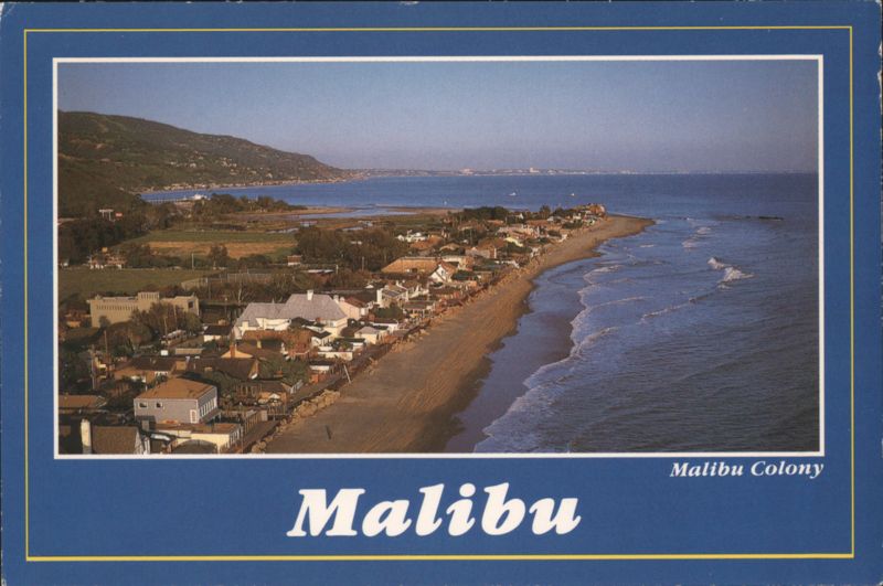 Malibu Colony Coastal View Los Angeles California Don Ceppi