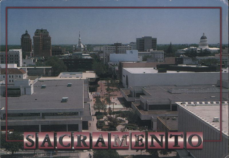 Sacramento Cityscape with Capitol Building California