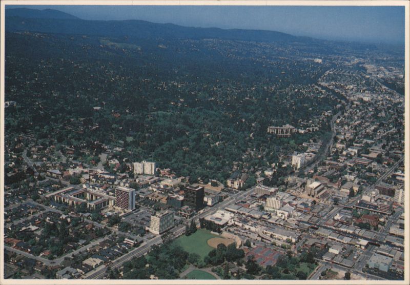 Aerial View of Downtown San Mateo, California Gerald French