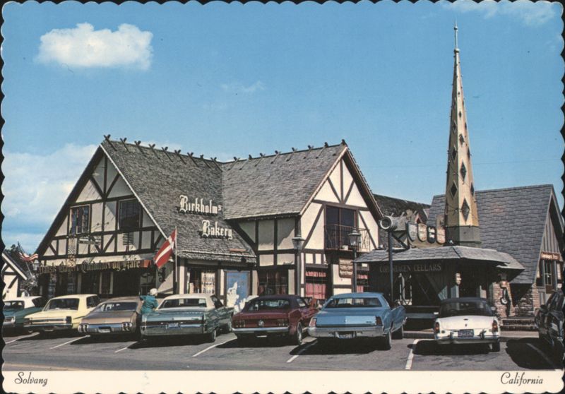 Birkhom Bakery & Danish Architecture, Solvang CA California