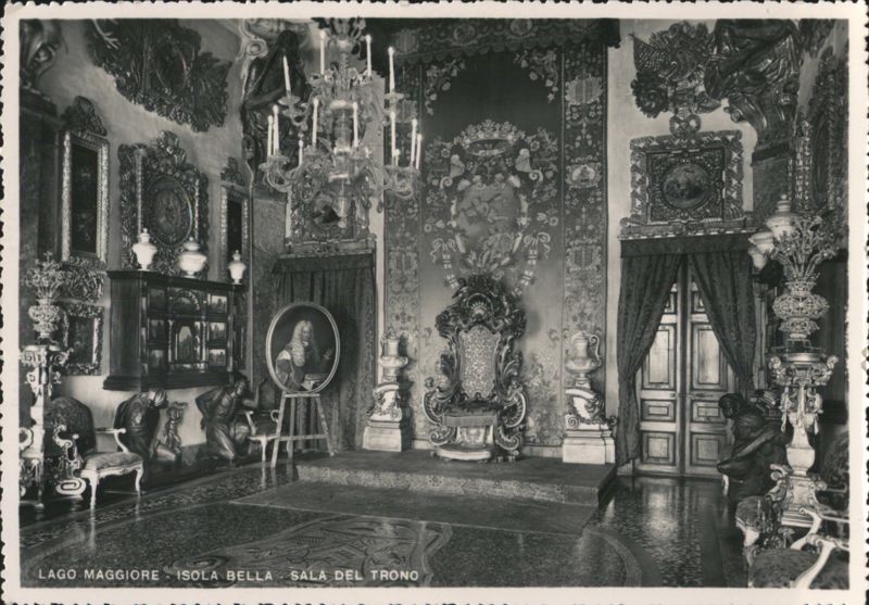 Isola Bella Throne Room, Lago Maggiore Italy