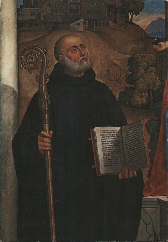 Saint Benedict the Abbot at Monte Cassino Italy Girolamo Tessari detto Girolamo del Santo