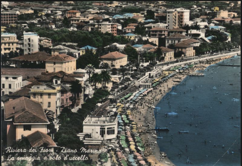 Riviera dei Fiori - Diano Marina Beach, Bird's-Eye View Italy