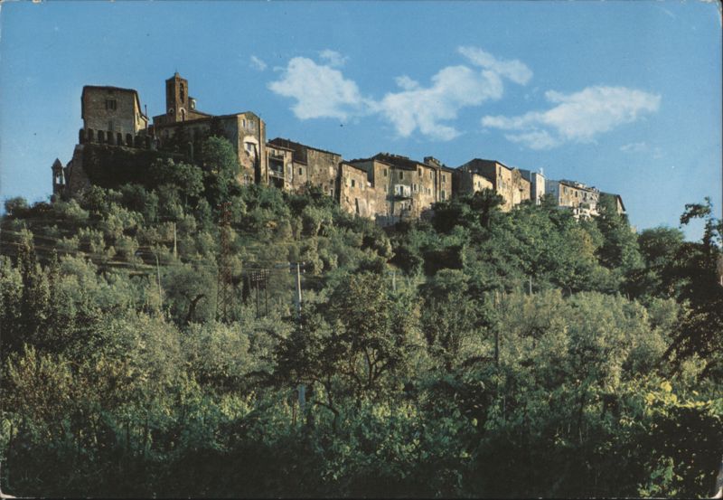 Old Chianciano from Trasimeno Street Chianciano Terme Italy